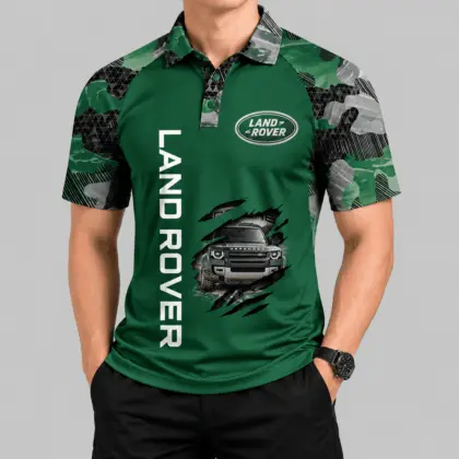 Land Rover | Camouflage Raglan Claw Graphic Polo