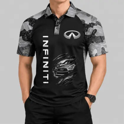Infiniti | Camouflage Raglan Claw Graphic Polo