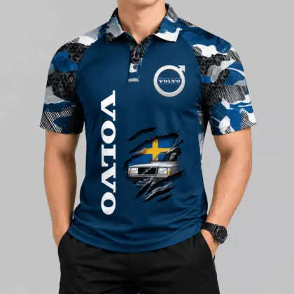 Volvo | Camouflage Raglan Claw Graphic Polo