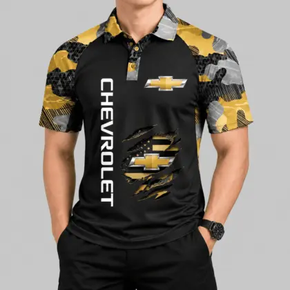 Chevrolet | Camouflage Raglan Claw Graphic Polo