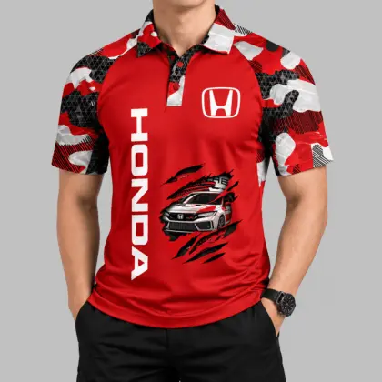 Honda | Camouflage Raglan Claw Graphic Polo