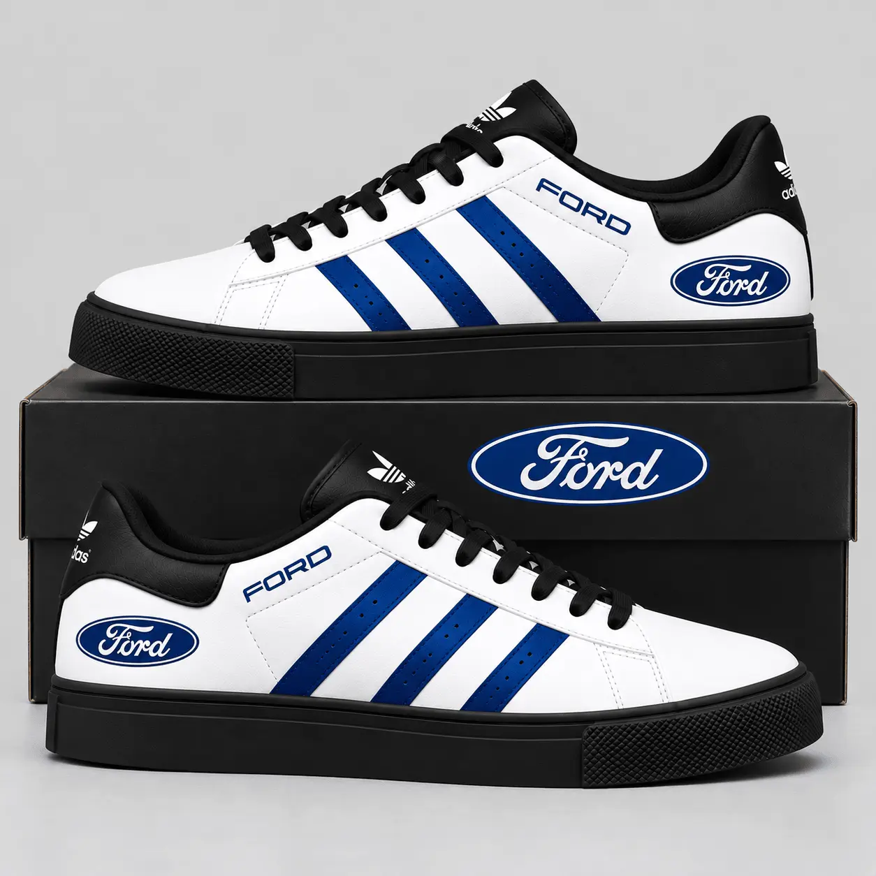Ford | Triple Stripe Crest Superstar Shoes