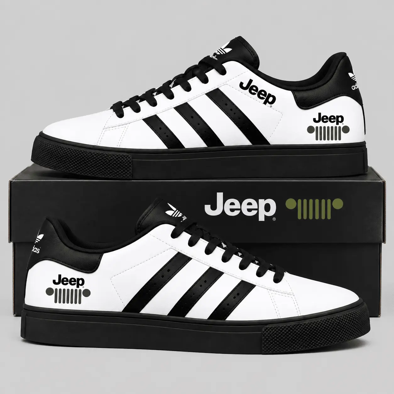 Jeep | Triple Stripe Crest Superstar Shoes