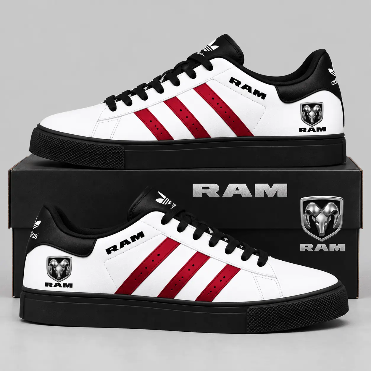 Ram | Triple Stripe Crest Superstar Shoes