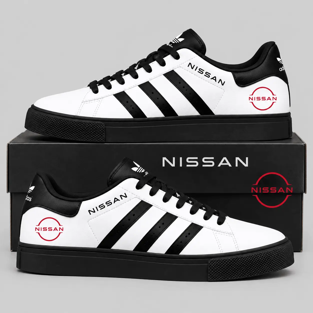 Nissan | Triple Stripe Crest Superstar Shoes