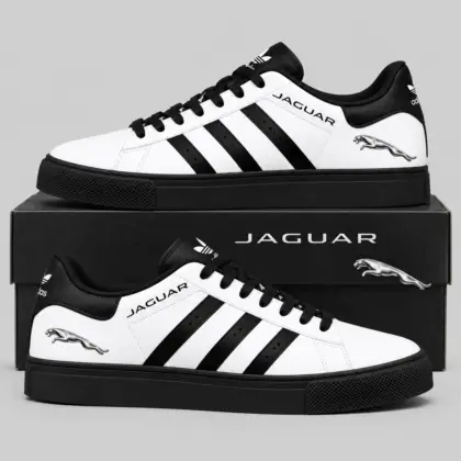 Jaguar | Triple Stripe Crest Superstar Shoes