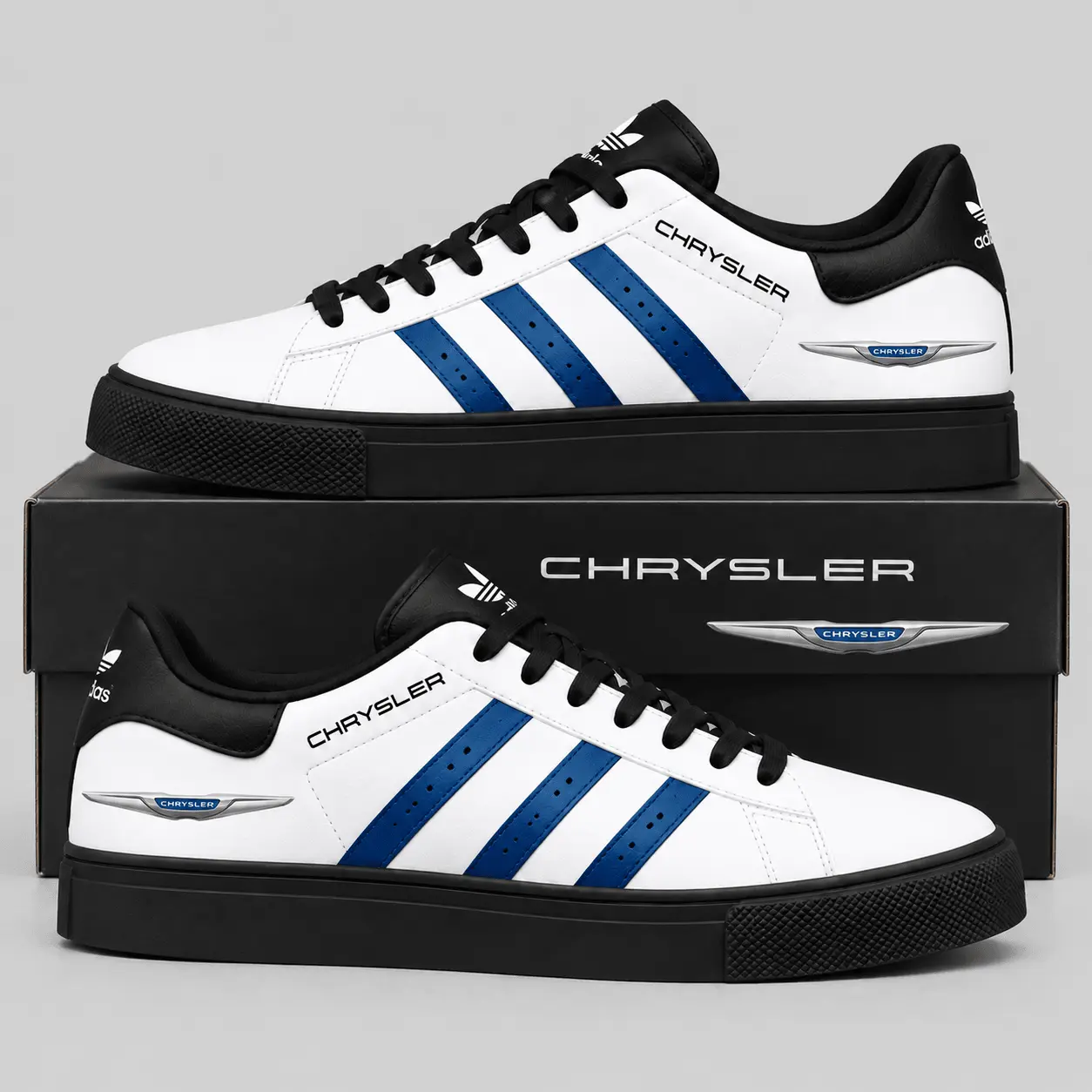 Chrysler | Triple Stripe Crest Superstar Shoes