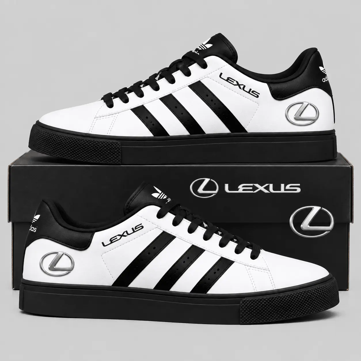 Lexus | Triple Stripe Crest Superstar Shoes