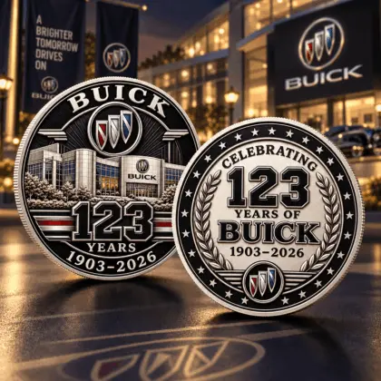 Buick | Luxury Commemorative Anniversary Double Sided Collectible Challenge Coin