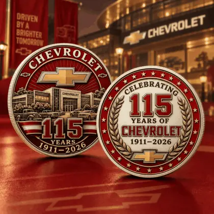 Chevrolet | Luxury Commemorative Anniversary Double Sided Collectible Challenge Coin