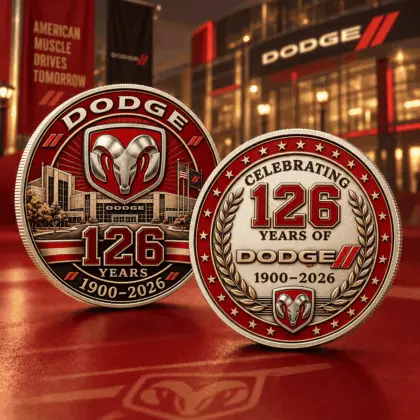 Dodge | Luxury Commemorative Anniversary Double Sided Collectible Challenge Coin