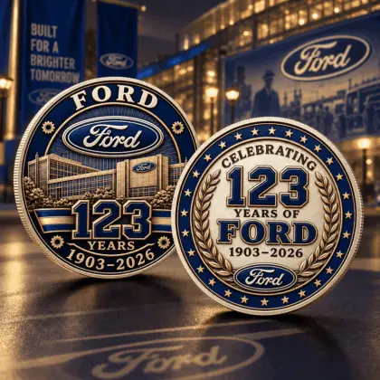 Ford | Luxury Commemorative Anniversary Double Sided Collectible Challenge Coin