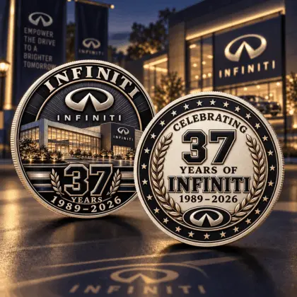Infiniti | Luxury Commemorative Anniversary Double Sided Collectible Challenge Coin