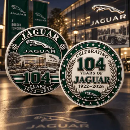 Jaguar | Luxury Commemorative Anniversary Double Sided Collectible Challenge Coin