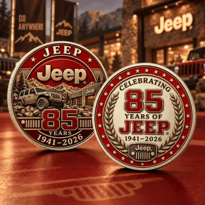 Jeep | Luxury Commemorative Anniversary Double Sided Collectible Challenge Coin