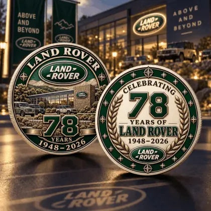 Land Rover | Luxury Commemorative Anniversary Double Sided Collectible Challenge Coin