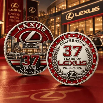 Lexus | Luxury Commemorative Anniversary Double Sided Collectible Challenge Coin