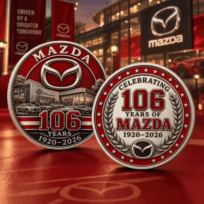Mazda | Luxury Commemorative Anniversary Double Sided Collectible Challenge Coin
