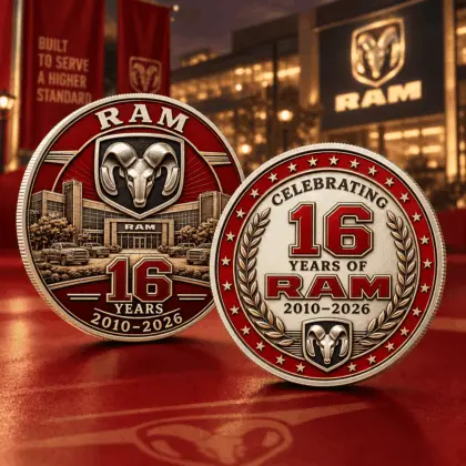 Ram | Luxury Commemorative Anniversary Double Sided Collectible Challenge Coin