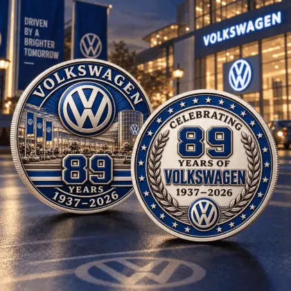 Volkswagen | Luxury Commemorative Anniversary Double Sided Collectible Challenge Coin