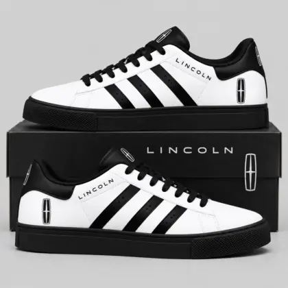 Lincoln | Triple Stripe Crest Superstar Shoes