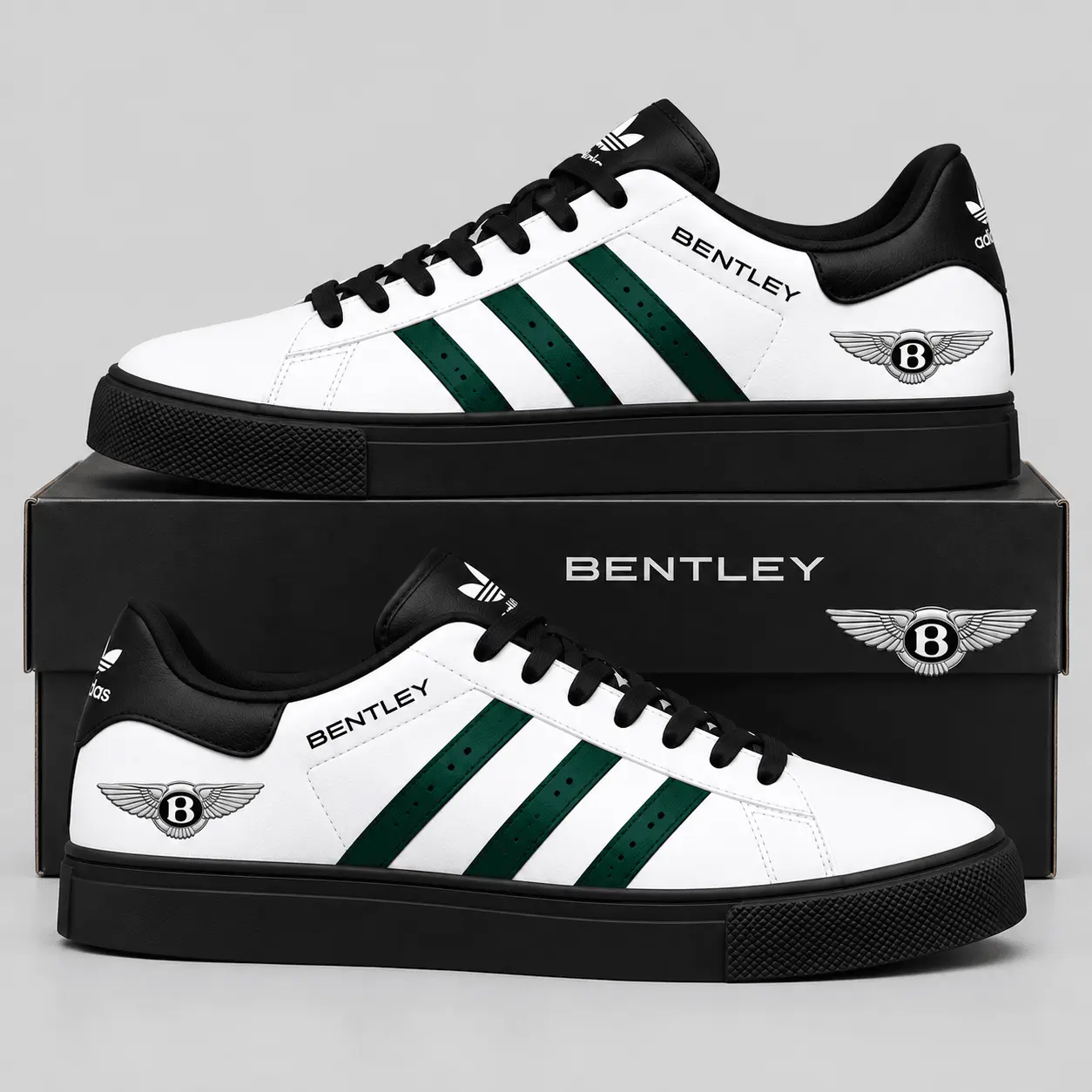 Bentley | Triple Stripe Crest Superstar Shoes