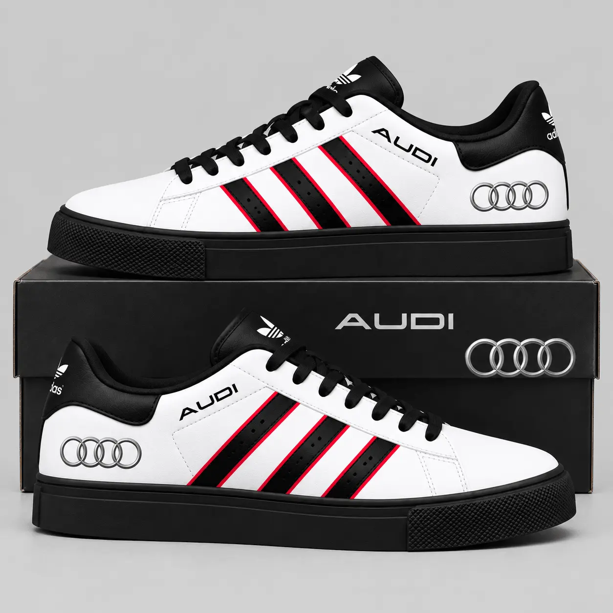 Audi | Triple Stripe Crest Superstar Shoes