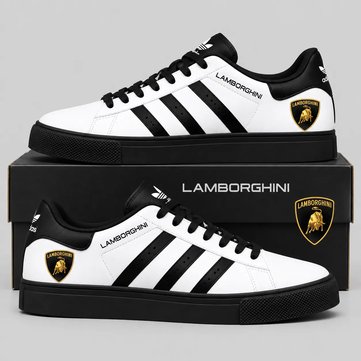 Lamborghini | Triple Stripe Crest Superstar Shoes