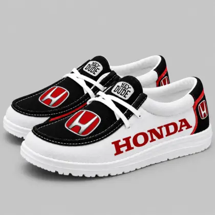 Honda | Apron Toe Paneled Lace-Up Loafer Shoes