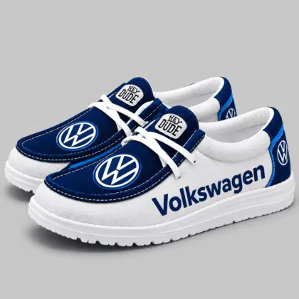 Volkswagen | Apron Toe Paneled Lace-Up Loafer Shoes