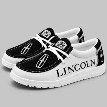 Lincoln | Apron Toe Paneled Lace-Up Loafer Shoes