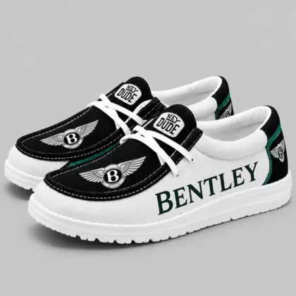 Bentley | Apron Toe Paneled Lace-Up Loafer Shoes