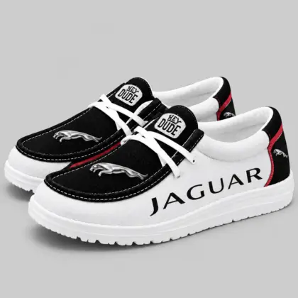 Jaguar | Apron Toe Paneled Lace-Up Loafer Shoes