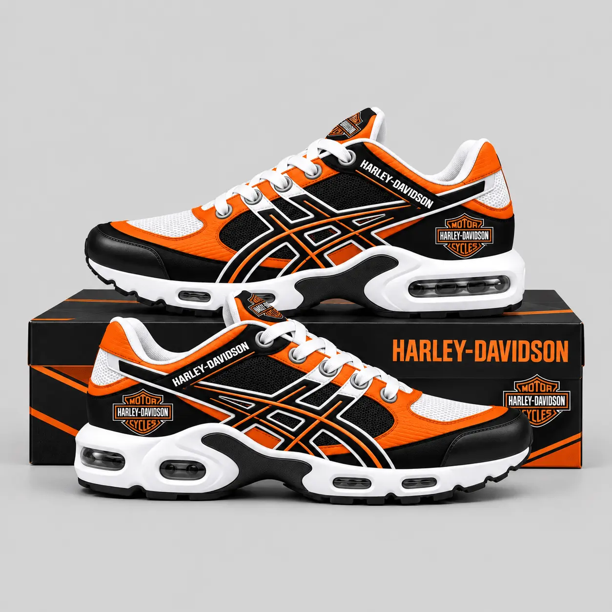 Harley-Davidson | Layered Racing Stripe Air Max Shoes
