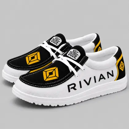 Rivian | Apron Toe Paneled Lace-Up Loafer Shoes