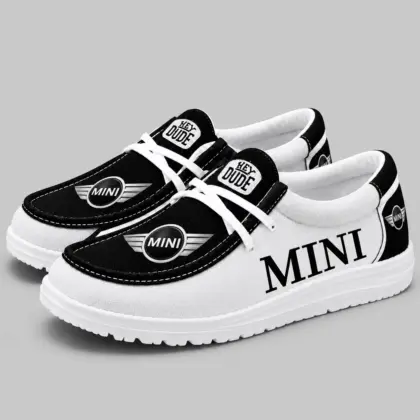 Mini | Apron Toe Paneled Lace-Up Loafer Shoes