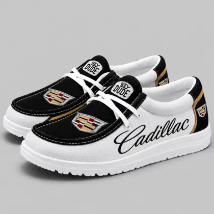 Cadillac | Apron Toe Paneled Lace-Up Loafer Shoes