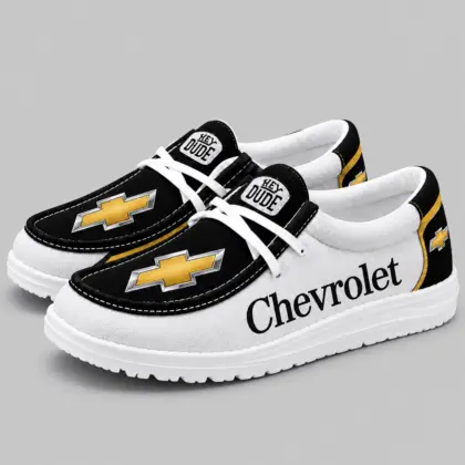 Chevrolet | Apron Toe Paneled Lace-Up Loafer Shoes
