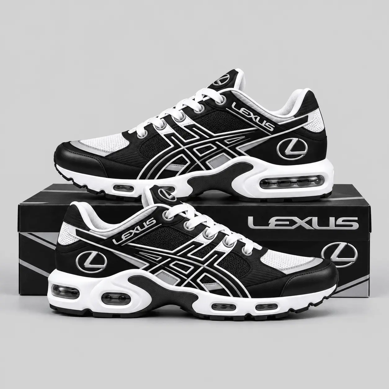 Lexus | Layered Racing Stripe Air Max Shoes