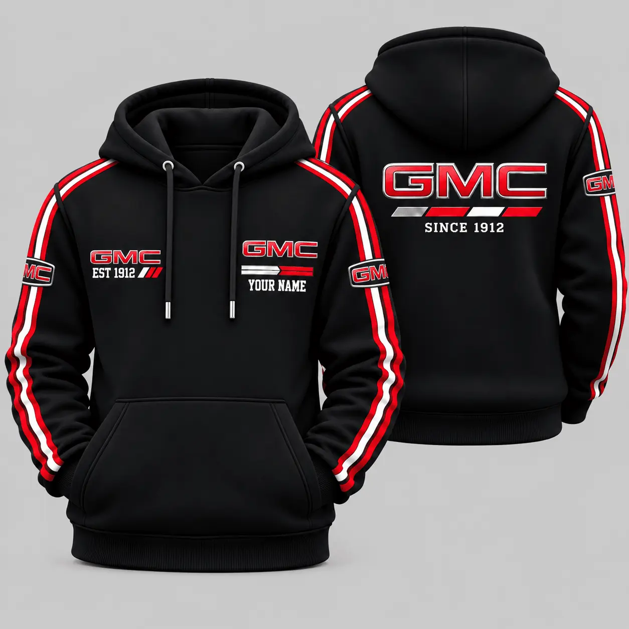 GMC | Triple Racing Stripe Hoodie