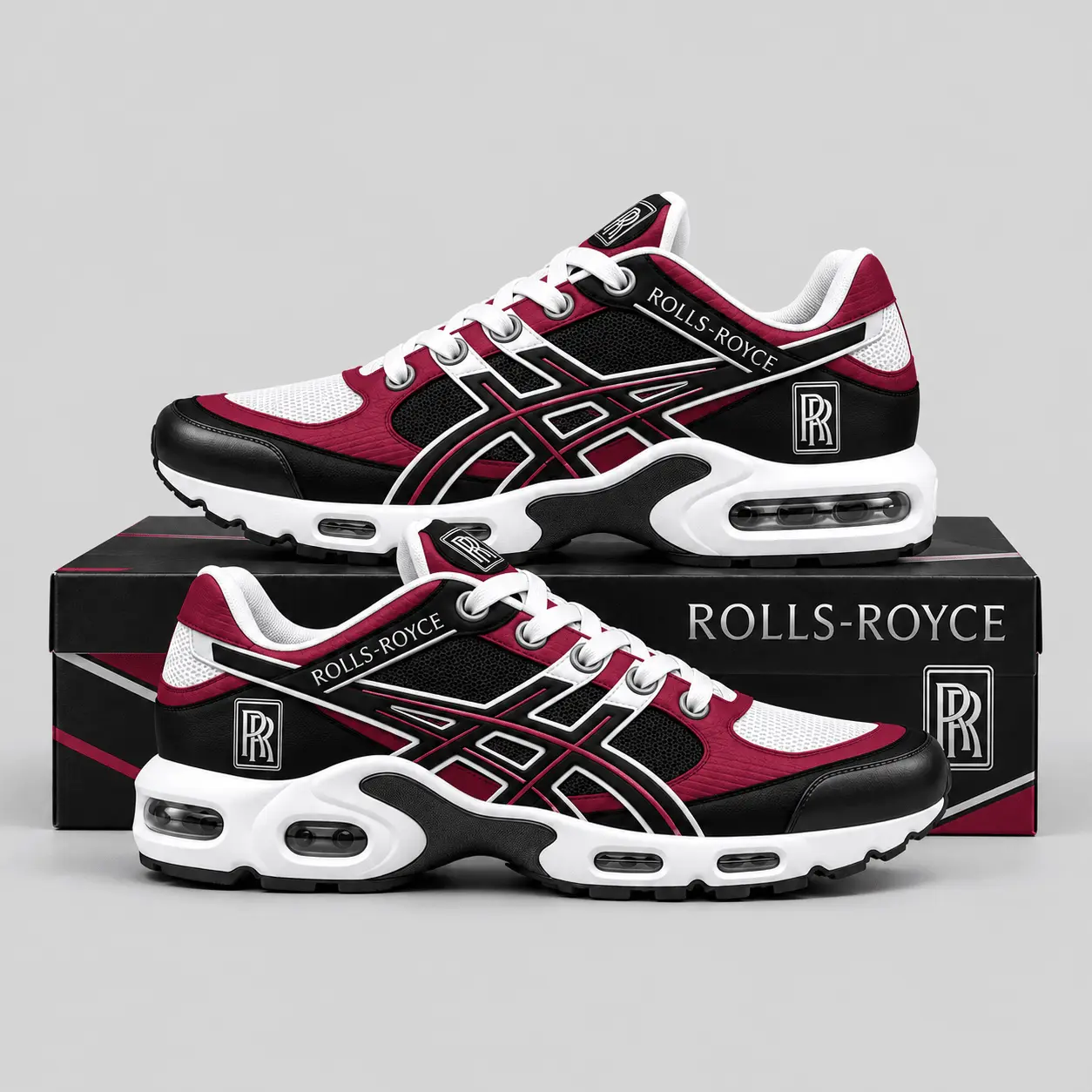 Rolls-Royce | Layered Racing Stripe Air Max Shoes