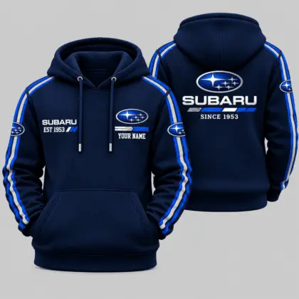 Subaru | Triple Racing Stripe Hoodie