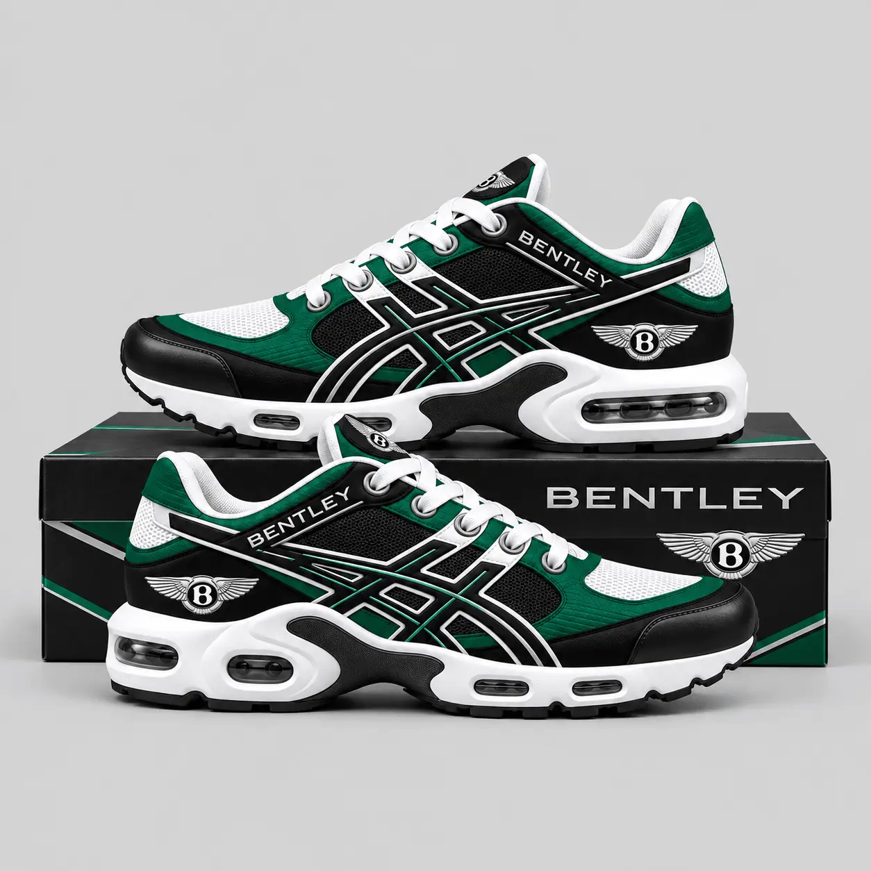 Bentley | Layered Racing Stripe Air Max Shoes