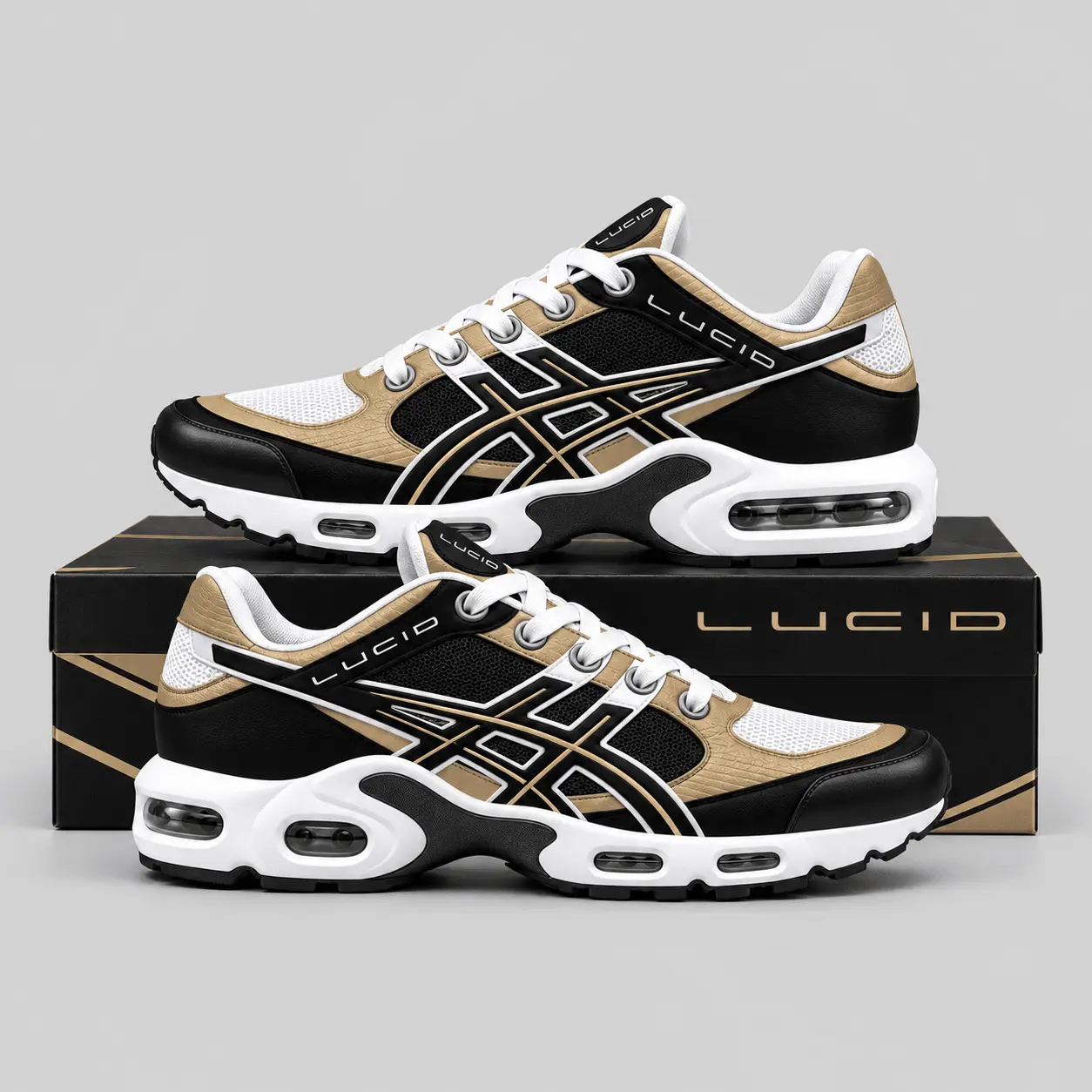 Lucid | Layered Racing Stripe Air Max Shoes