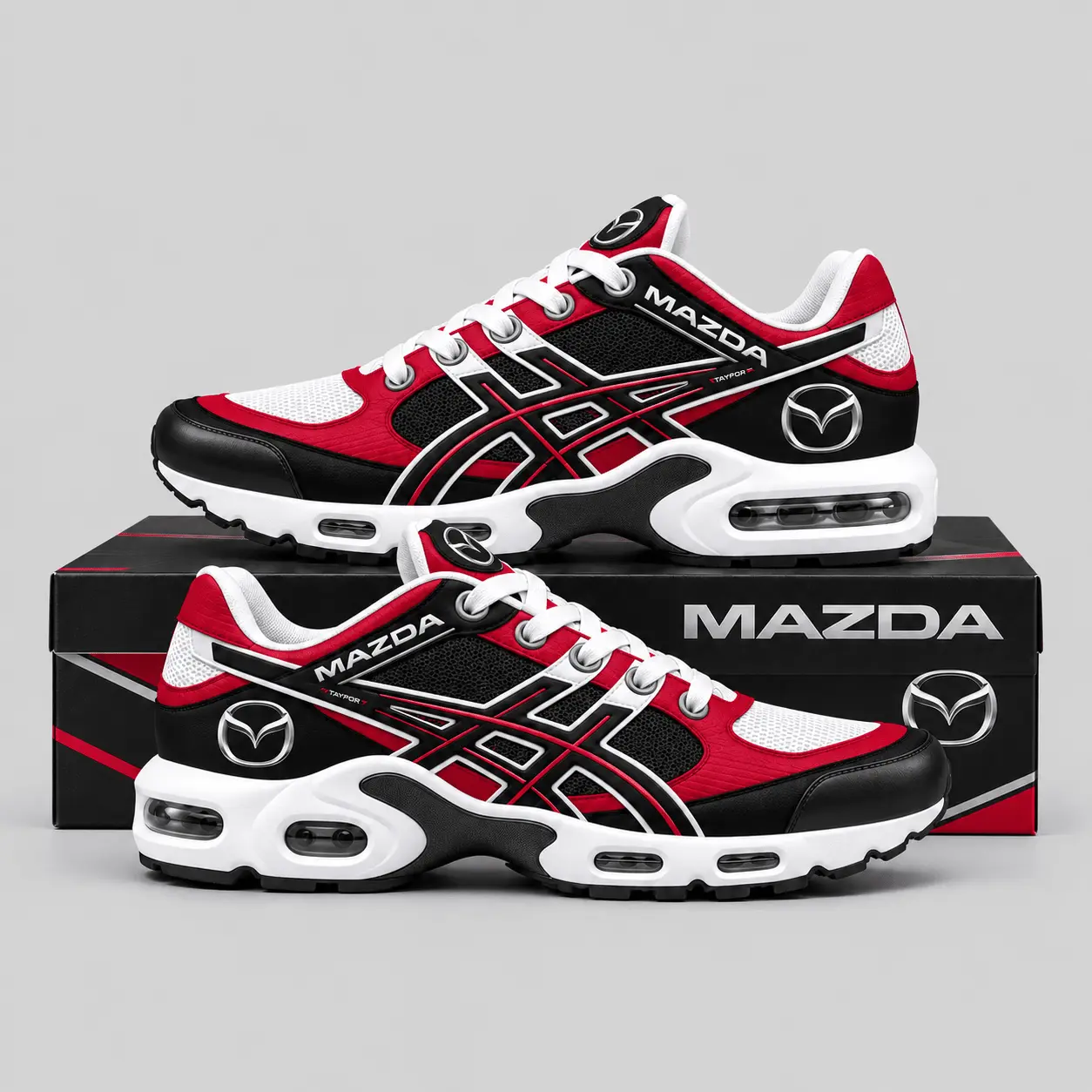 Mazda | Layered Racing Stripe Air Max Shoes