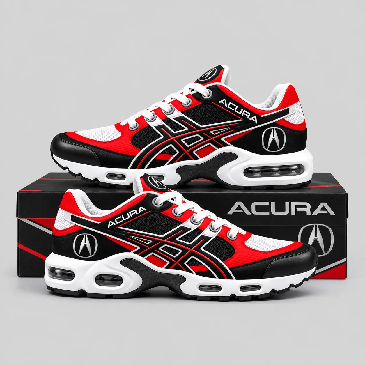 Acura | Layered Racing Stripe Air Max Shoes