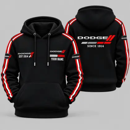 Dodge | Triple Racing Stripe Hoodie