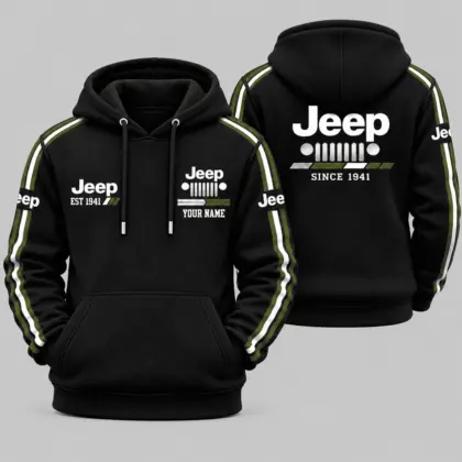 Jeep | Triple Racing Stripe Hoodie