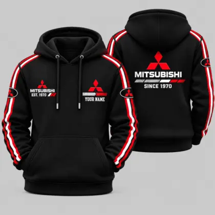 Mitsubishi | Triple Racing Stripe Hoodie