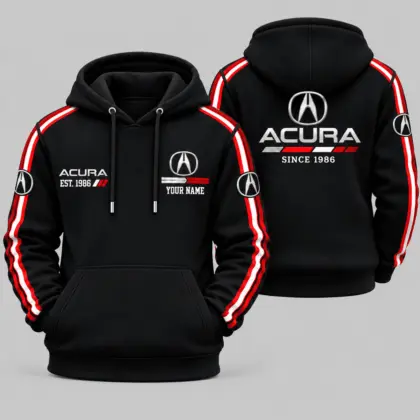 Acura | Triple Racing Stripe Hoodie